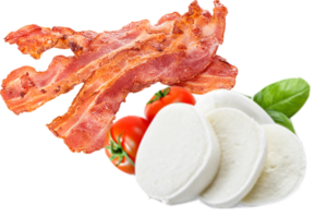 Gratine Bacon & Mozzarella