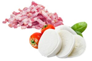 Gratine Lardons & Mozzarella